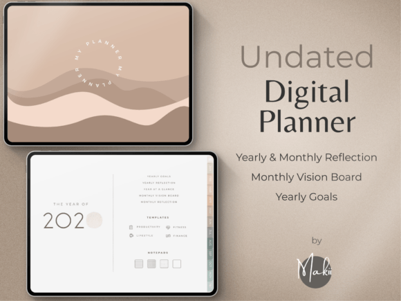 Download Undated Digital Planner - Premium Resources