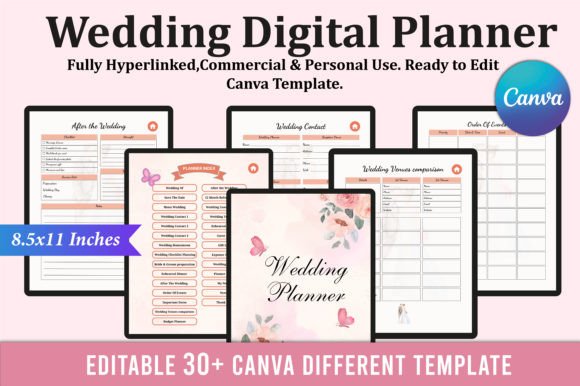 Download Digital Wedding Planner for Ipad Canva - Premium Resources