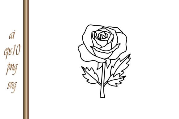 Download Doodle Rose Icon Line Art Flower Sketch - Flow Collection
